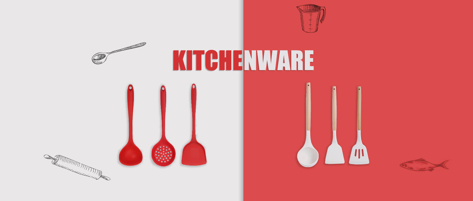 Newest silicone utensils design